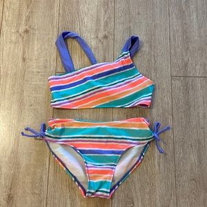 Cat & Jack girls 2 piece bathing suit